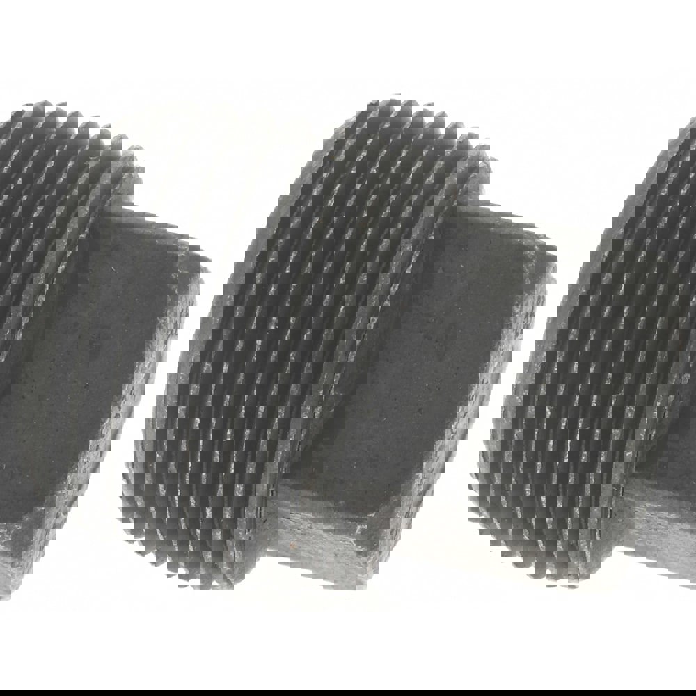 Black Square Plug: 3/8