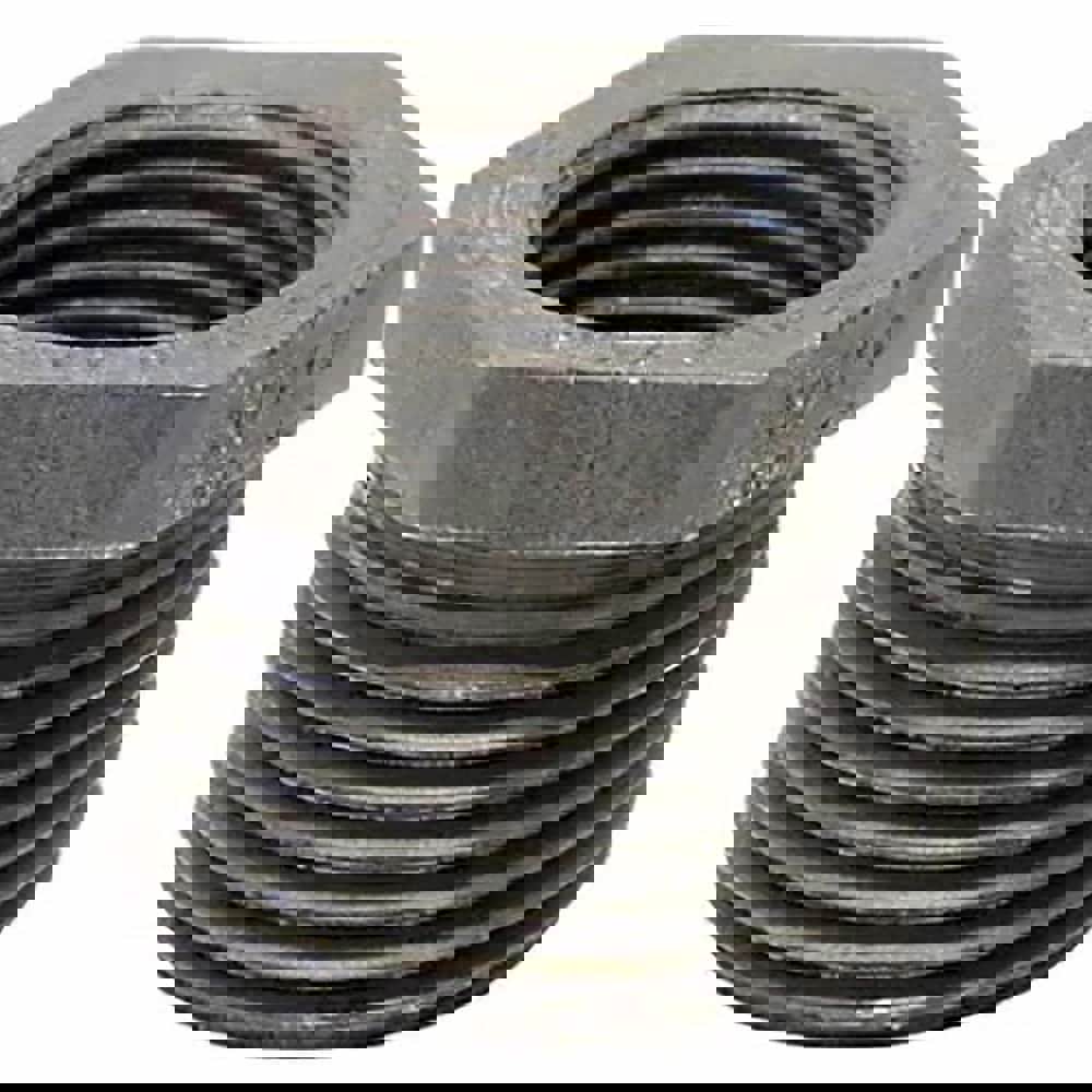 Black Pipe Fittings; Fitting Type: Domestic Forged Steel Hex Bushing ; Fitting Size: 3/4 x 1/8 ; Material: Forged Steel ; Finish: Galvanized ; Classification: 3000 ; Fitting Shape: Straight