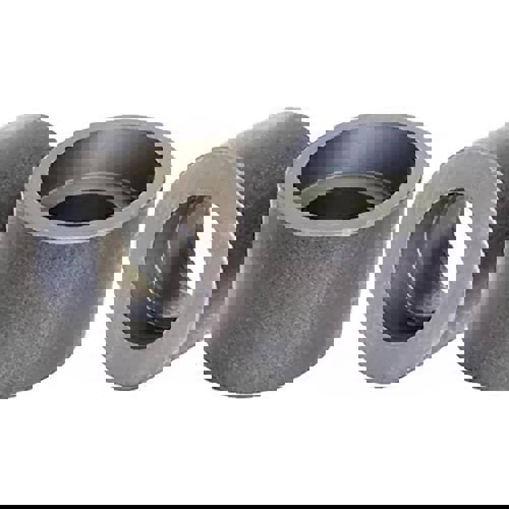 Black Pipe Fittings; Fitting Type: 3000# Domestic Forged Steel Socket Weld Reducer ; Fitting Size: 1-1/2 x 3/4 ; Material: Forged Steel ; Finish: Galvanized ; Classification: 3000 ; Fitting Shape: Straight