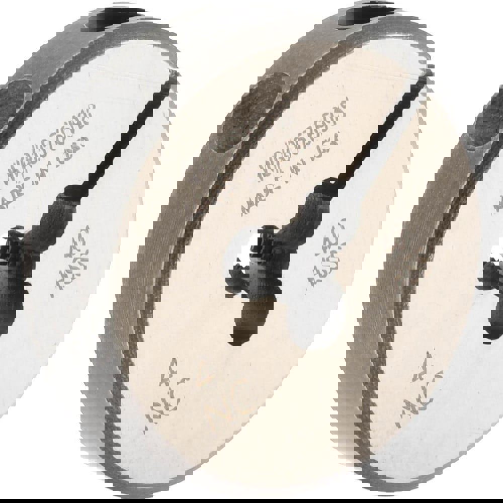 Round Die: #4-40, High Speed Steel