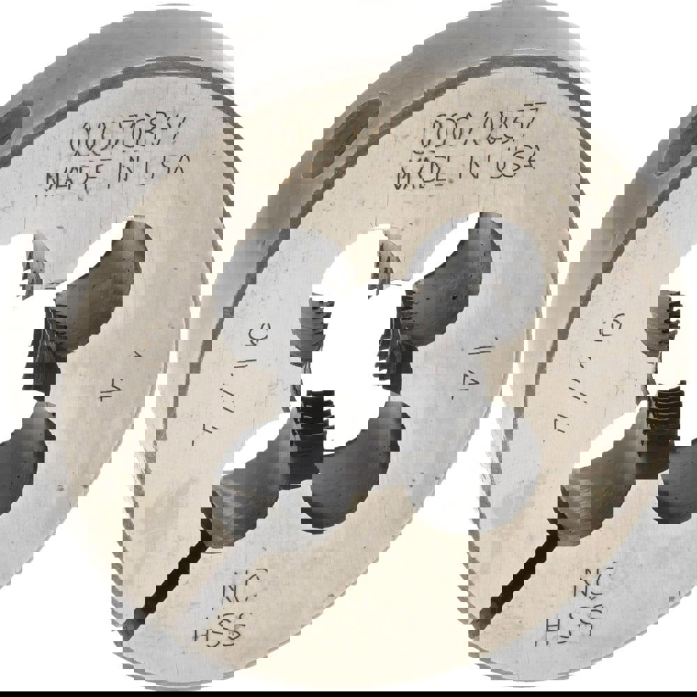 Round Die: 7/16-14, High Speed Steel