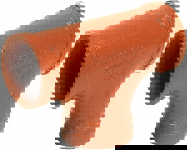 Tee Ductile Iron 6 in Grooved Class 150