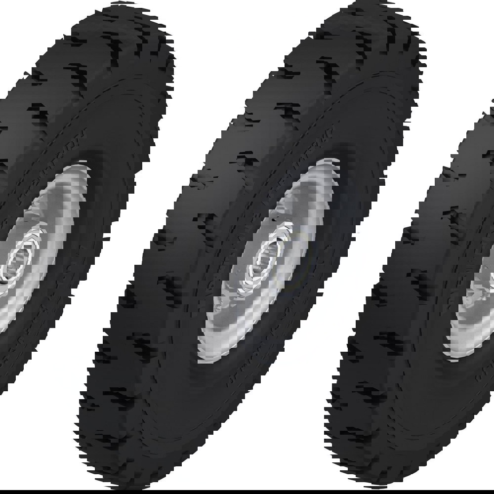 Caster Wheels; Wheel Type: Rigid; Swivel ; Wheel Diameter (Inch): 12-1/16 ; Bearing Type: Ball ; Wheel Width (Inch): 4-1/8 ; Wheel Core Material: Steel ; Wheel Material: Rubber