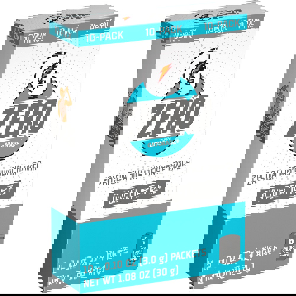 Activity Drinks; Drink Type: Activity ; Form: Powder ; Container Yields (oz.): 16.90 ; Flavor: Glacier Freeze ; Drink Content Features: Hydration Electrolytes Single Serve Suger-Free ; Container Type: Packet