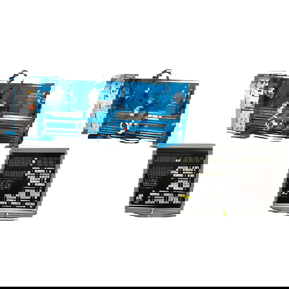 DRO Systems; Machine Compatibility: Lathe ; Calculator Function: Yes ; Programmable Memory: Yes ; Tool Offsets: 200 ; Scale Type: Glass; Linear Scale ; Accuracy (micrometer): 18m for X Axis; 125m for Z Axis