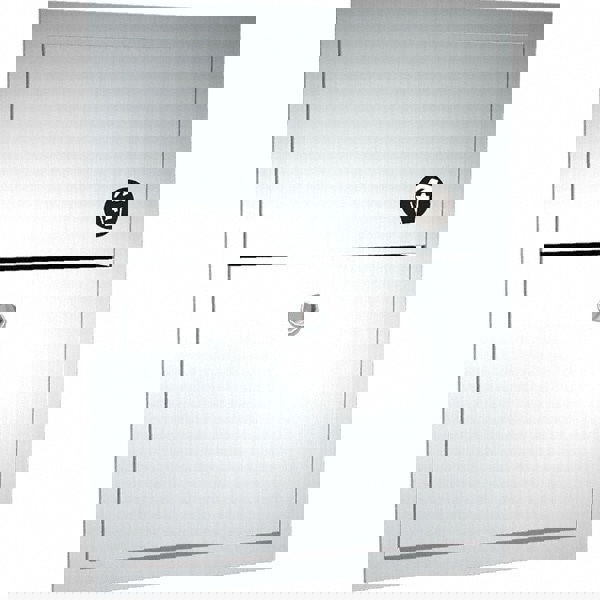 Feminine Hygiene Product Receptacles; Overall Width: 13in ; Color: Silver ; UNSPSC Code: 47131703