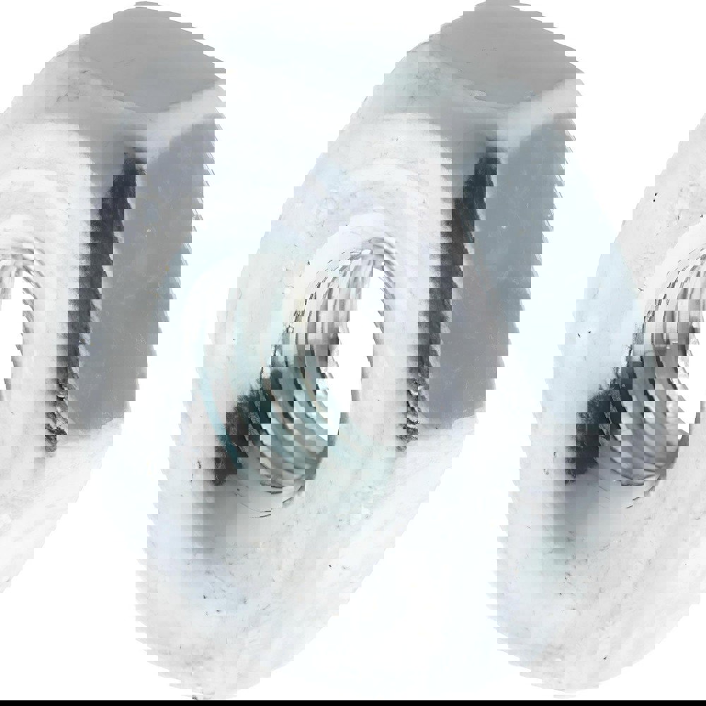 Hex Nut: #4-48, Steel, Zinc-Plated