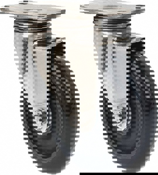 Swivel Top Plate Caster: Polyurethane, 4