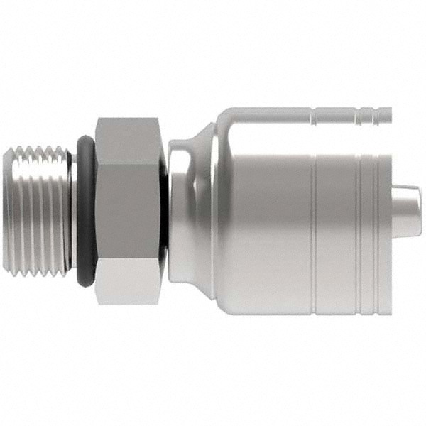 Hydraulic Hose Male Straight Thread O-Ring Fitting: 4 mm, 9/16-18