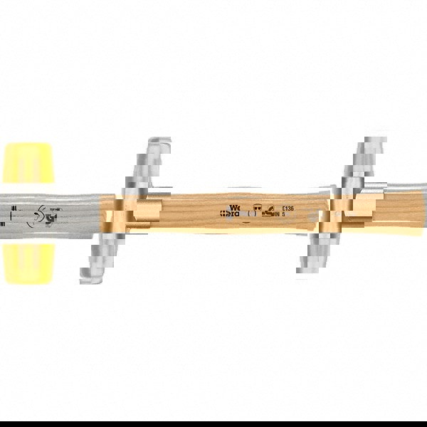 Replacement Heads & Faces; Material: Urethane ; Face Diameter Range: 1.0000 to 2.9000 in ; Hardness: Hard ; Color: Yellow ; For Use With: Soft Face Hammers ; Head Weight (Lb.): 0.05