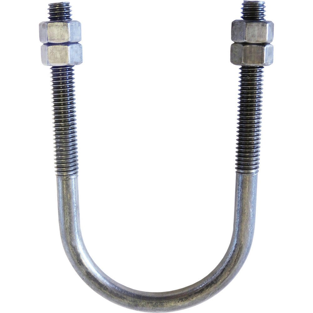 Pipe & Cable Hangers; Product Type: U-Bolt Clamp ; Material: Carbon Steel ; Rod Size: 1 (Inch); Nominal Pipe Size: 18 ; Finish Coating: Plain