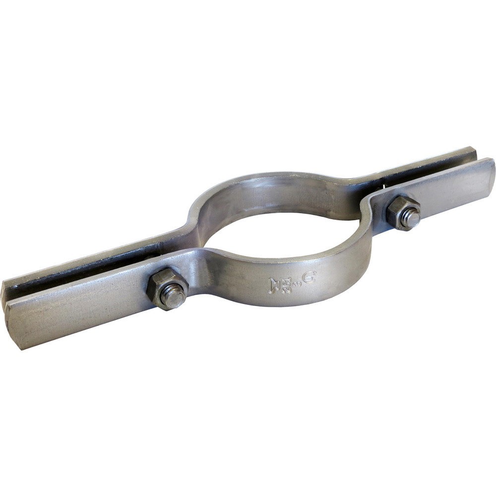 Pipe & Cable Clamps; Clamp Type: Riser Clamp ; Clamp Color: Gray ; Material: Carbon Steel ; Load Capacity (Lb.): 2500.000 ; Nominal Pipe Size: 8 ; Coating/Finish: Plain