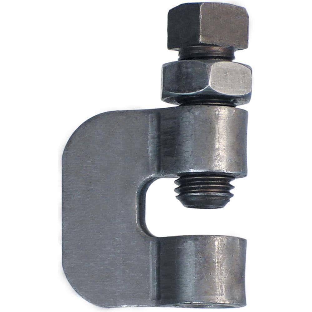 Beam Clamps & C-Clamps; Clamp Type: C-Clamp w/Locknut ; Material: Carbon Steel ; Finish: Zinc ; Load Capacity (Lb. - 3 Decimals): 230.000 ; Rod Size: 3/8 in (Inch)
