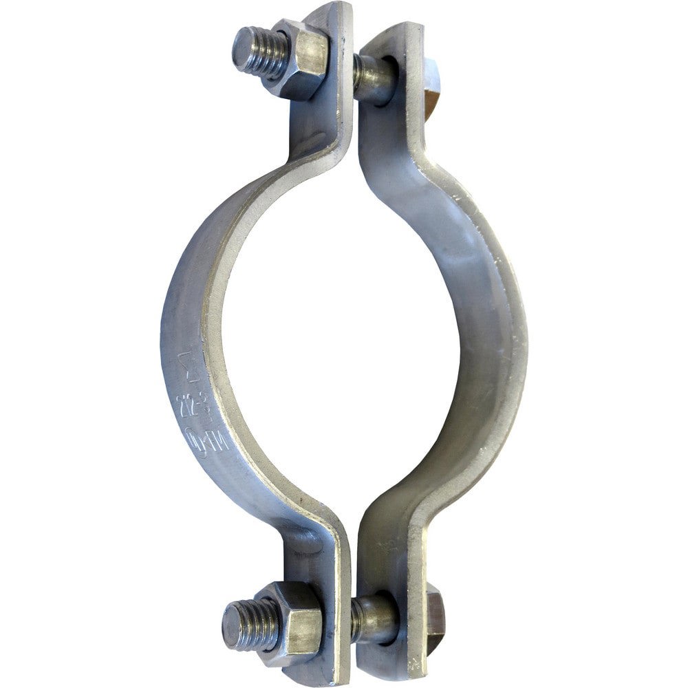 Pipe & Cable Clamps; Clamp Type: Medium Pipe Clamp ; Clamp Color: Gray ; Material: Carbon Steel ; Nominal Pipe Size: 24 ; Coating/Finish: Galvanized ; Rod Diameter: 1-1/4