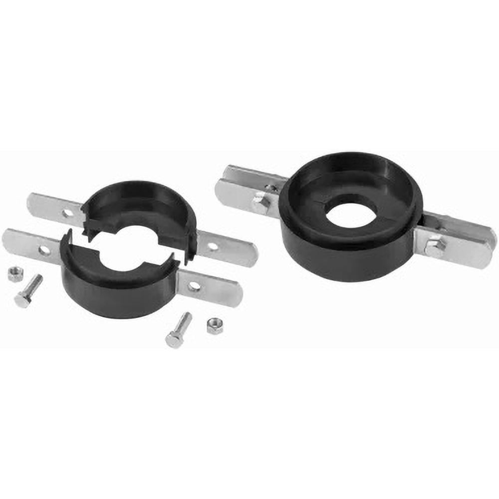 Pipe & Cable Clamps; Clamp Type: Riser Clamp ; Clamp Color: Gray ; Material: Carbon Steel ; Load Capacity (Lb.): 120.000 ; Nominal Pipe Size: 1 ; Coating/Finish: Plastic