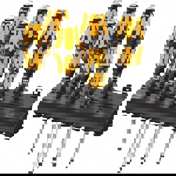 Screwdriver Set: 6 Pc, Phillips & Slotted