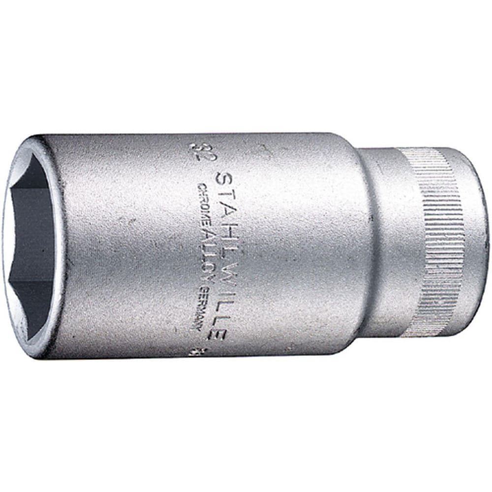 Hand Sockets; Socket Type: Deep Socket ; Drive Size: 3/4in (Inch); Socket Size (mm): 27 ; Drive Style: Hex ; Number Of Points: 6 ; Overall Length (Decimal Inch): 3.5500