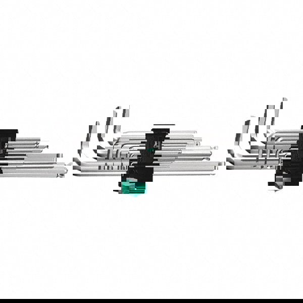 Hex Key Sets; Ball End: Yes ; Tool Type: Hex ; Handle Type: L-Handle ; Measurement Type: Metric ; Hex Size: 1.5 - 10 mm ; Hex Size Range (mm): 1.5 - 10