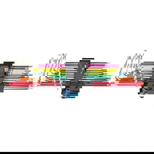 Torx Key Set: 9 Pc, L-Handle, T8 to T40