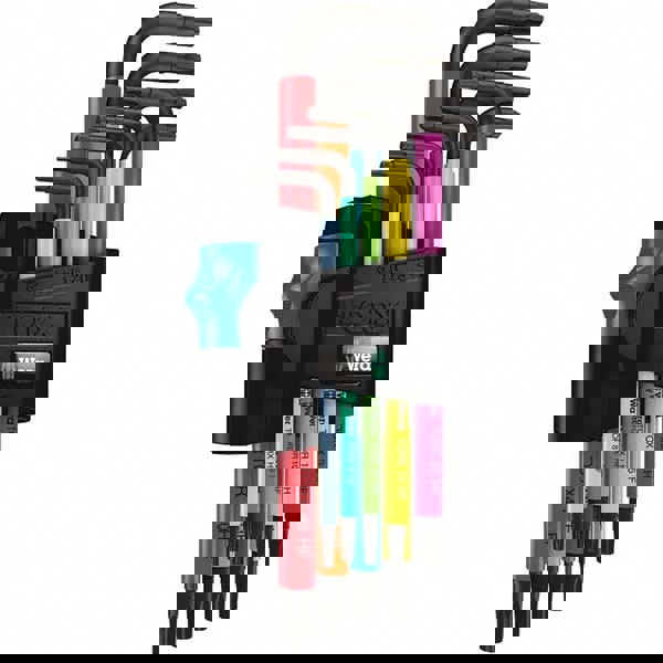 Torx Key Set: 9 Pc, L-Handle, T8 to T40