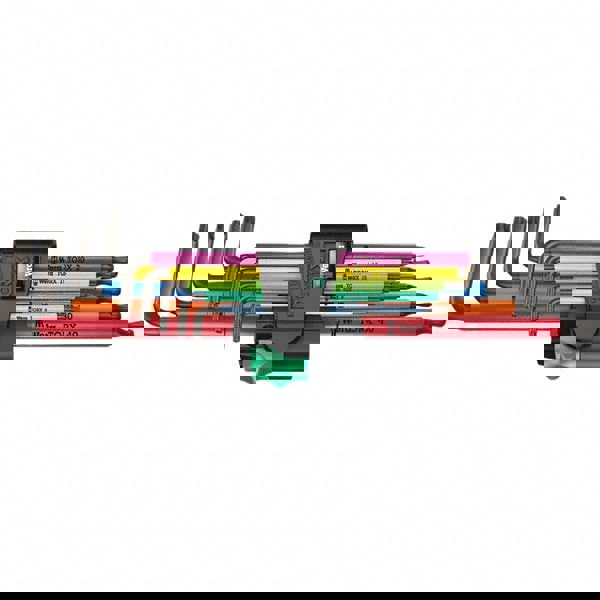 Torx Key Set: 9 Pc, L-Handle