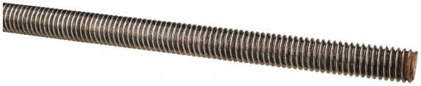 Threaded Rod: 3/8-16, 6' Long, Alloy Steel, Grade B7