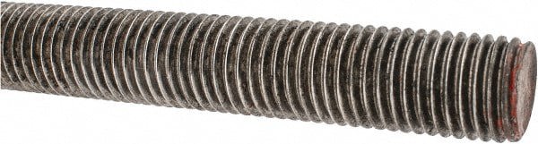 Threaded Rod: 7/8-9, 3' Long, Alloy Steel, Grade B7