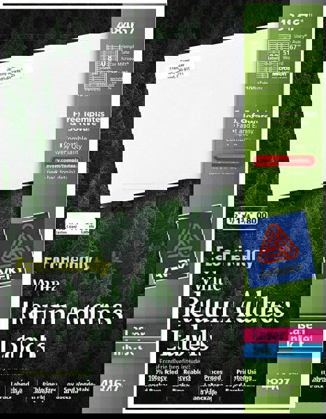 Label Maker Label: White, Paper, 4