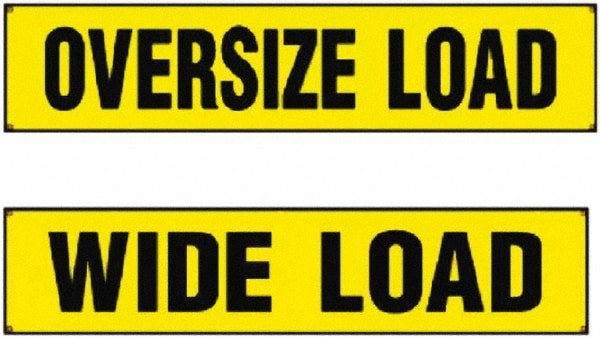 Vinyl Wide/Oversized Load Banner