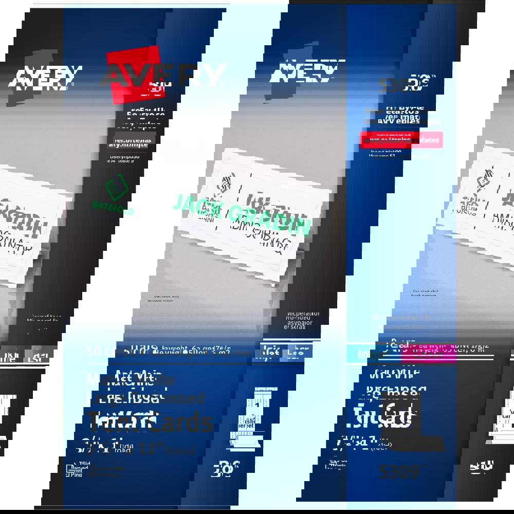 Tent Card: 50 Sheets