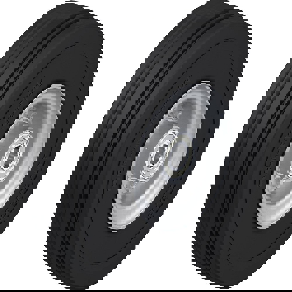 Caster Wheels; Wheel Type: Rigid; Swivel ; Wheel Diameter (Inch): 10 ; Bearing Type: Ball ; Wheel Width (Inch): 3-3/8 ; Wheel Core Material: Steel ; Wheel Material: Rubber