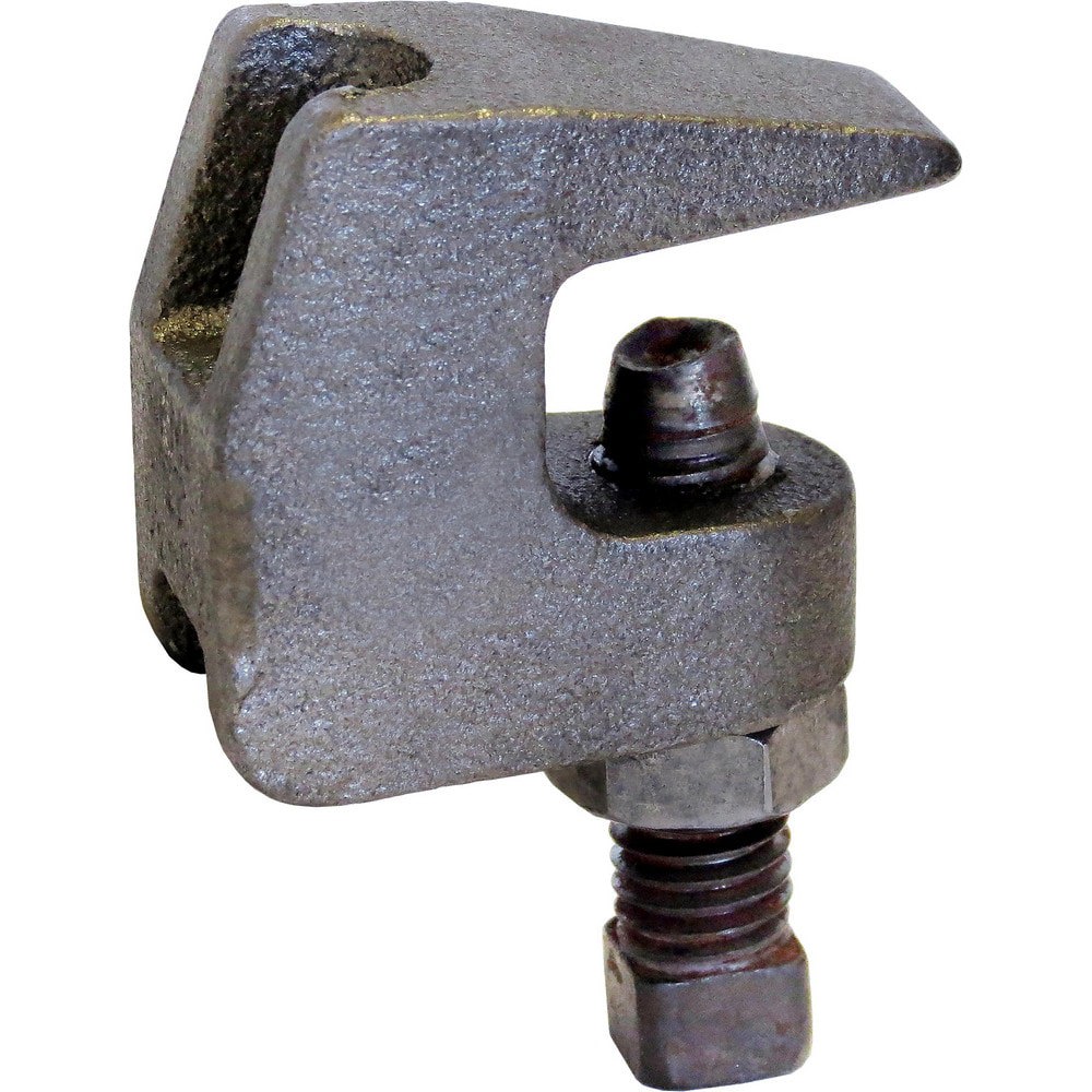 Beam Clamps & C-Clamps; Clamp Type: Throat C-Clamp ; Material: Ductile Iron ; Finish: Plain ; Load Capacity (Lb.): 950lbs. Top;760lbs. Bottom ; Rod Size: 1/2 in (Inch)
