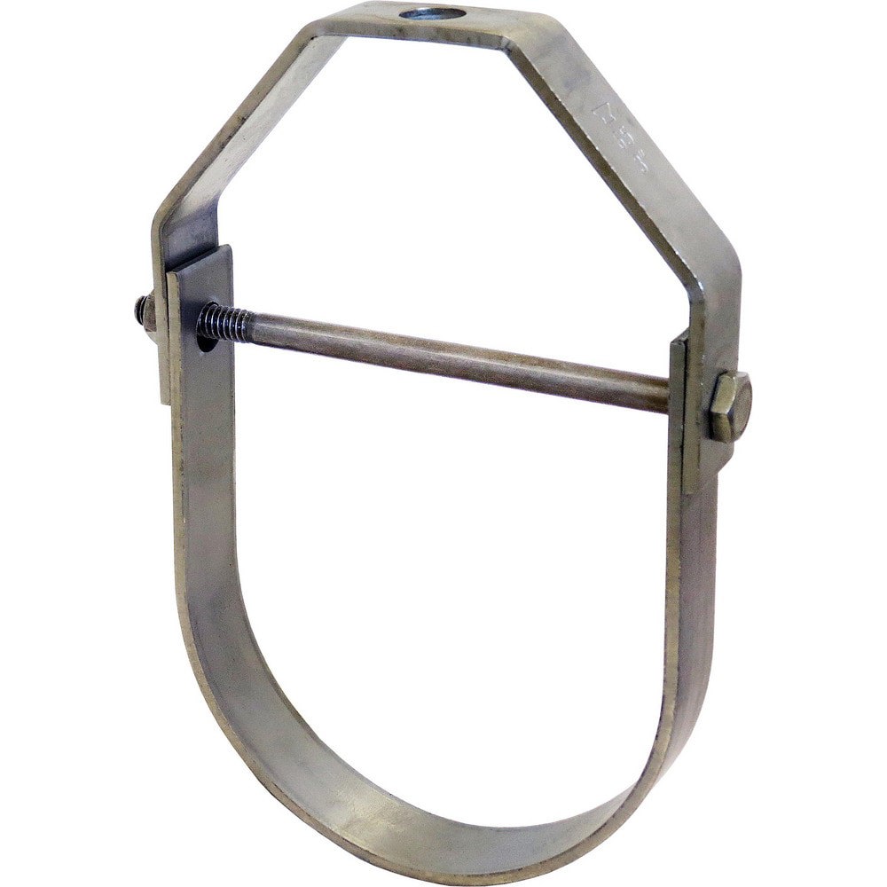 Pipe & Cable Hangers; Product Type: Adjustable Clevis Hanger ; Material: Carbon Steel ; Rod Size: 3/8 (Inch); Nominal Pipe Size: 3 ; Load Capacity (Lb.): 350.000 ; Color: Gray