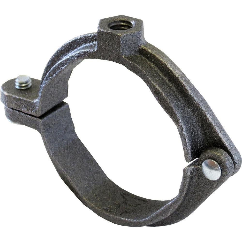Pipe & Cable Clamps; Clamp Type: Extension Split Pipe Clamp ; Clamp Color: Gray ; Material: Malleable Iron ; Load Capacity (Lb.): 180.000 ; Nominal Pipe Size: 1/2 ; Coating/Finish: Zinc