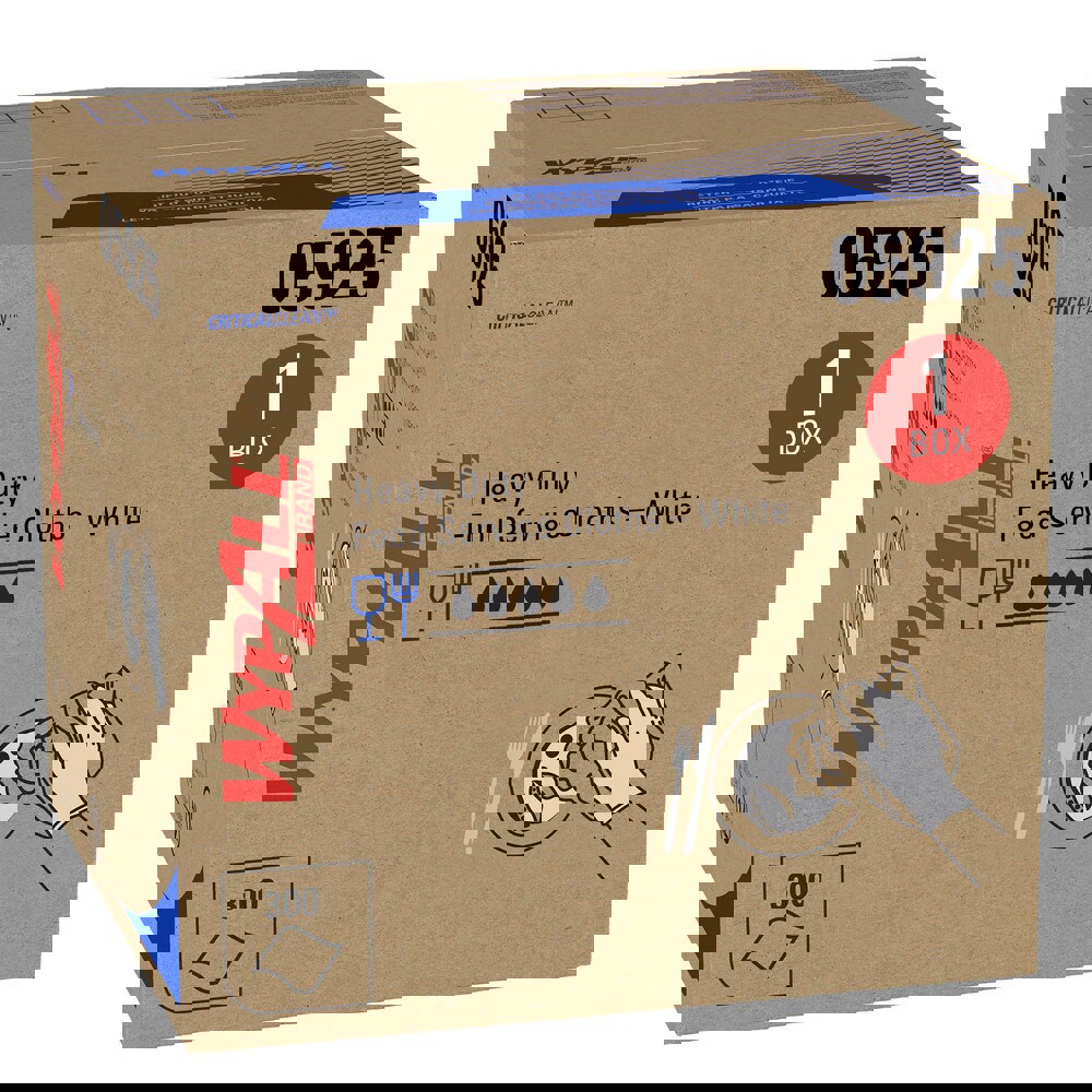 CriticalClean Heavy Duty Foodservice Cloths, Quarterfold Towels, White