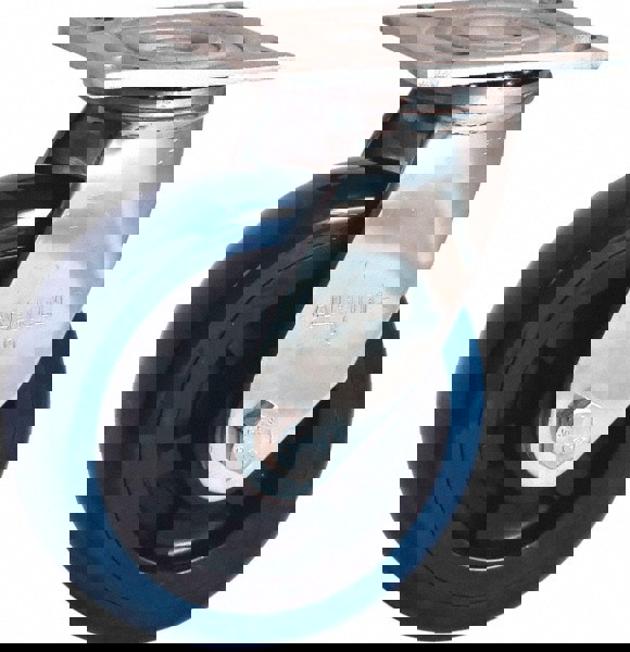 Swivel Top Plate Caster: Polyurethane Mold on Polypropylene, 5