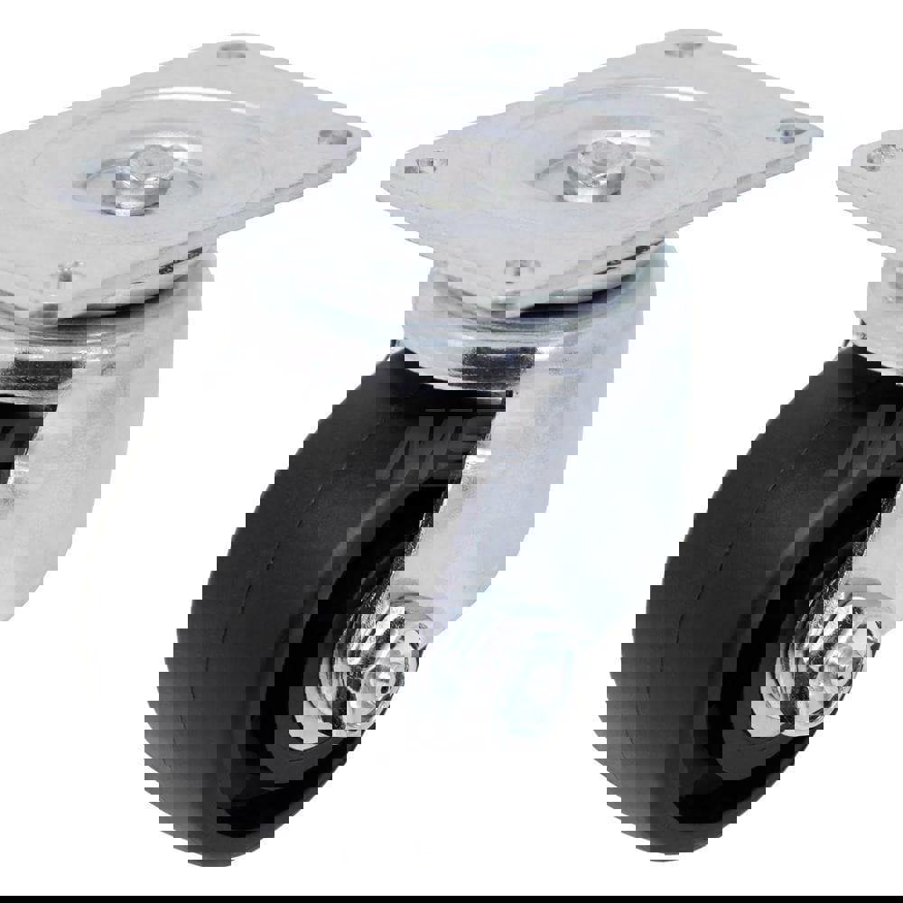 Top Plate Caster: Glass Nylon, 3