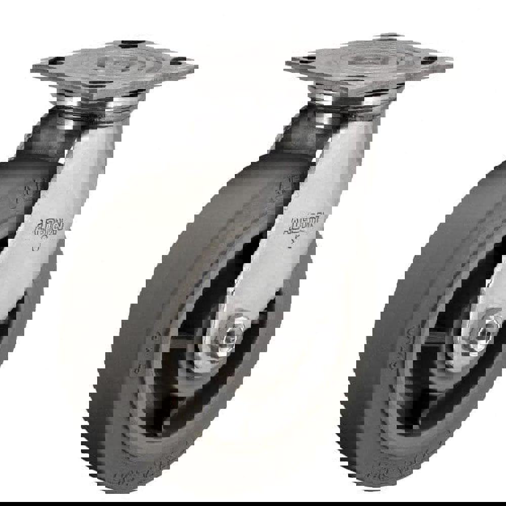 Swivel Top Plate Caster: Glass Filled Nylon, 6