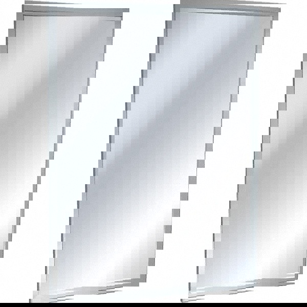 Washroom Mirrors; Mirror Material: Glass ; Frame Material: Stainless Steel ; Mirror Height: 30 ; Mirror Width: 18in ; Theft Resistant: Yes ; Shape: Rectangle