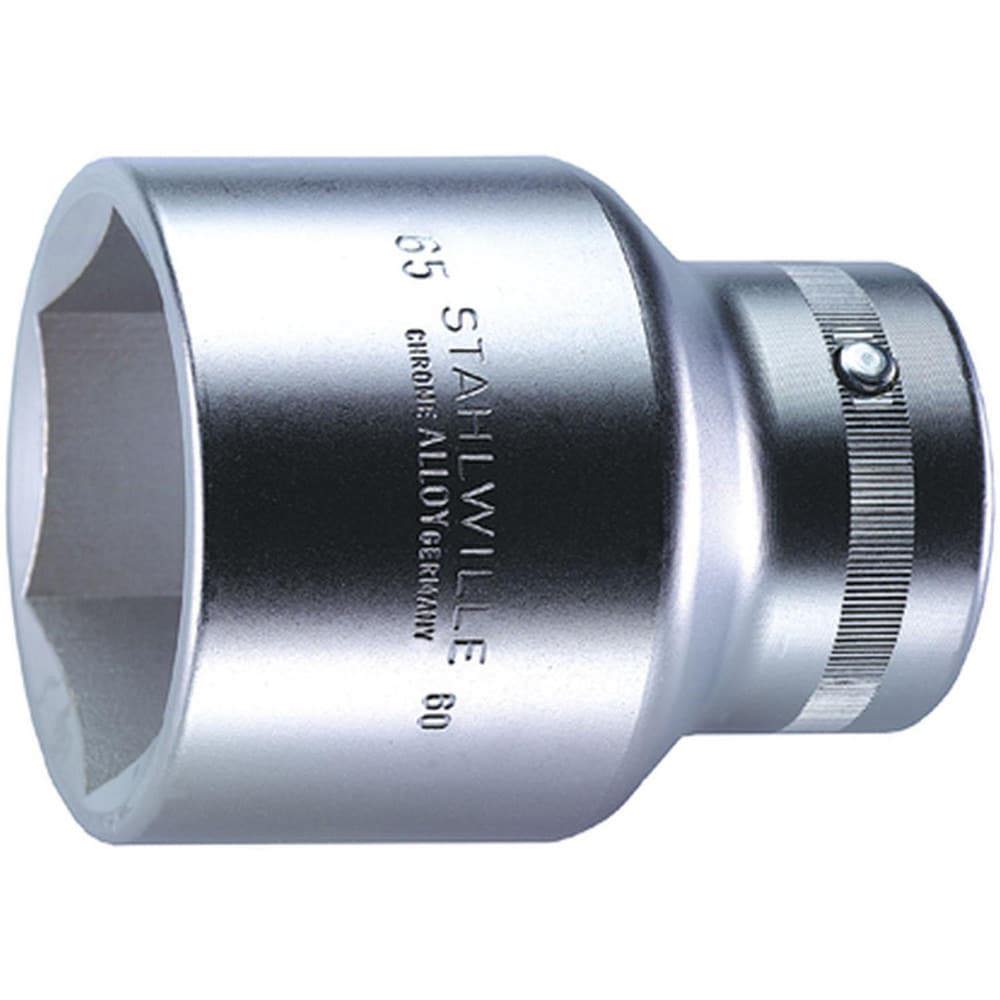Hand Hex & Torx Bit Sockets; Socket Type: Non-Impact ; Hex Size (mm): 65.000 ; Insulated: No ; Tether Style: Not Tether Capable ; Material: Chrome Alloy Steel ; Finish: Chrome-Plated