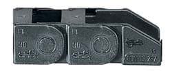 2.8 Inch Outside Width x 0.59 Inch Outside Height, Cable and Hose Carrier Plastic Zipper Mounting Bracket Set