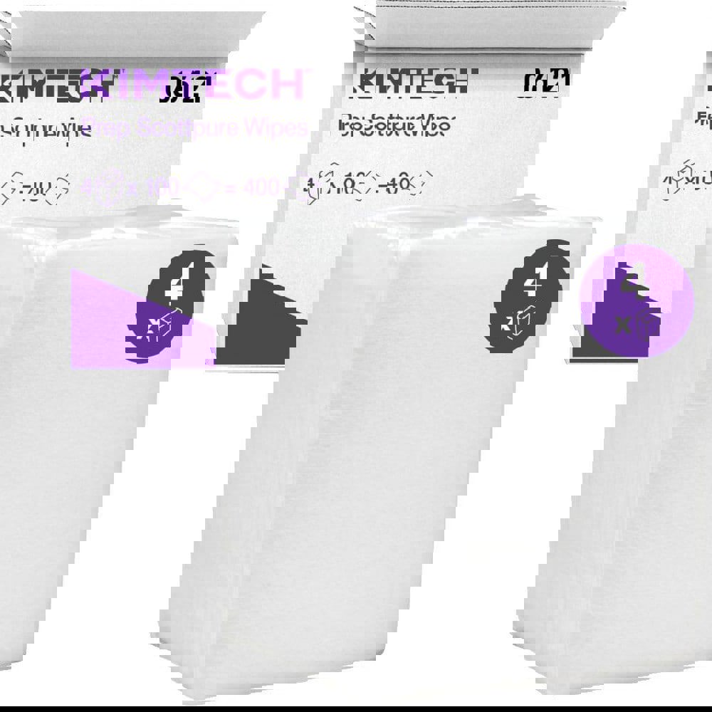 Clean Room Wipes: Dry, 100 Sheet/Pack