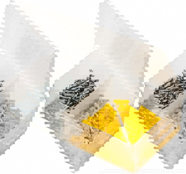 300 Piece, #6 to 8 Screw, Plastic & Steel Slotted/Phillips Drive Anchor Assortment