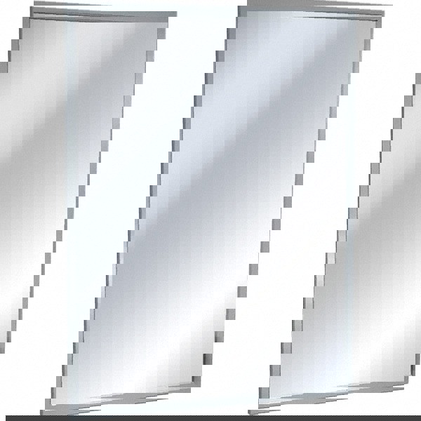 Washroom Mirrors; Framed: Yes ; Mirror Material: Glass ; Frame Material: Stainless Steel ; Mirror Height: 30 ; Mirror Width: 18in ; Mirror Thickness: 0.75