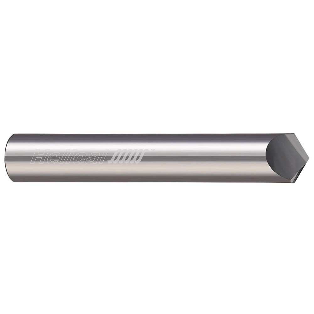 Chamfer Mills; Cutter Head Diameter (Decimal Inch): 0.5000; Number Of Flutes: 2; End Type: Single; Included Centerline Angle: 60; Included Side Angle: 30; Shank Diameter (Decimal Inch): 0.5000; Shank Diameter (Inch): 1/2; Overall Length (Inch): 3; Overall