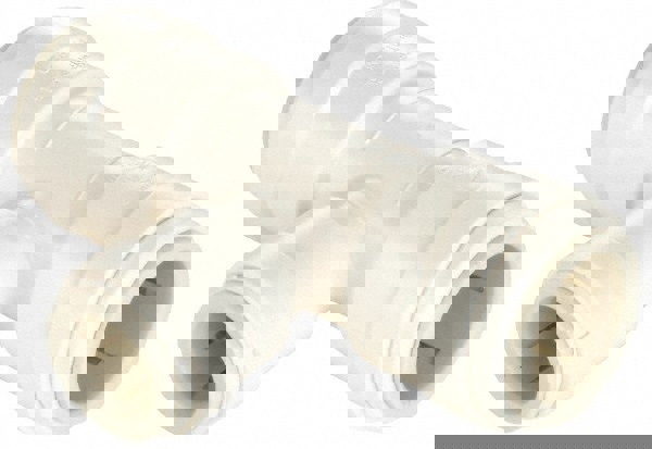 Push-to-Connect Tube Fitting: Union Tee, 3/4 x 1/2 x 3/4