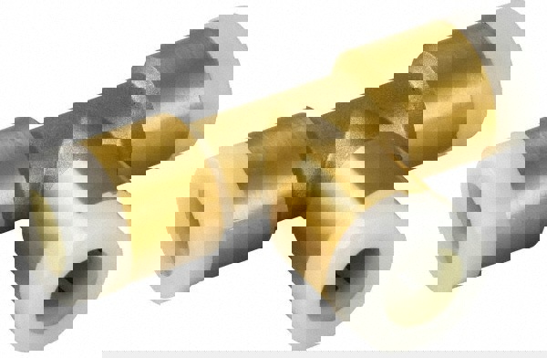 Push-To-Connect Tube to Tube Tube Fitting: 1 x 3/4 x 1