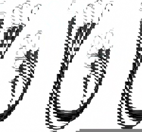 Tarp Strap Tie Down: S Hook, Non-Load Ra