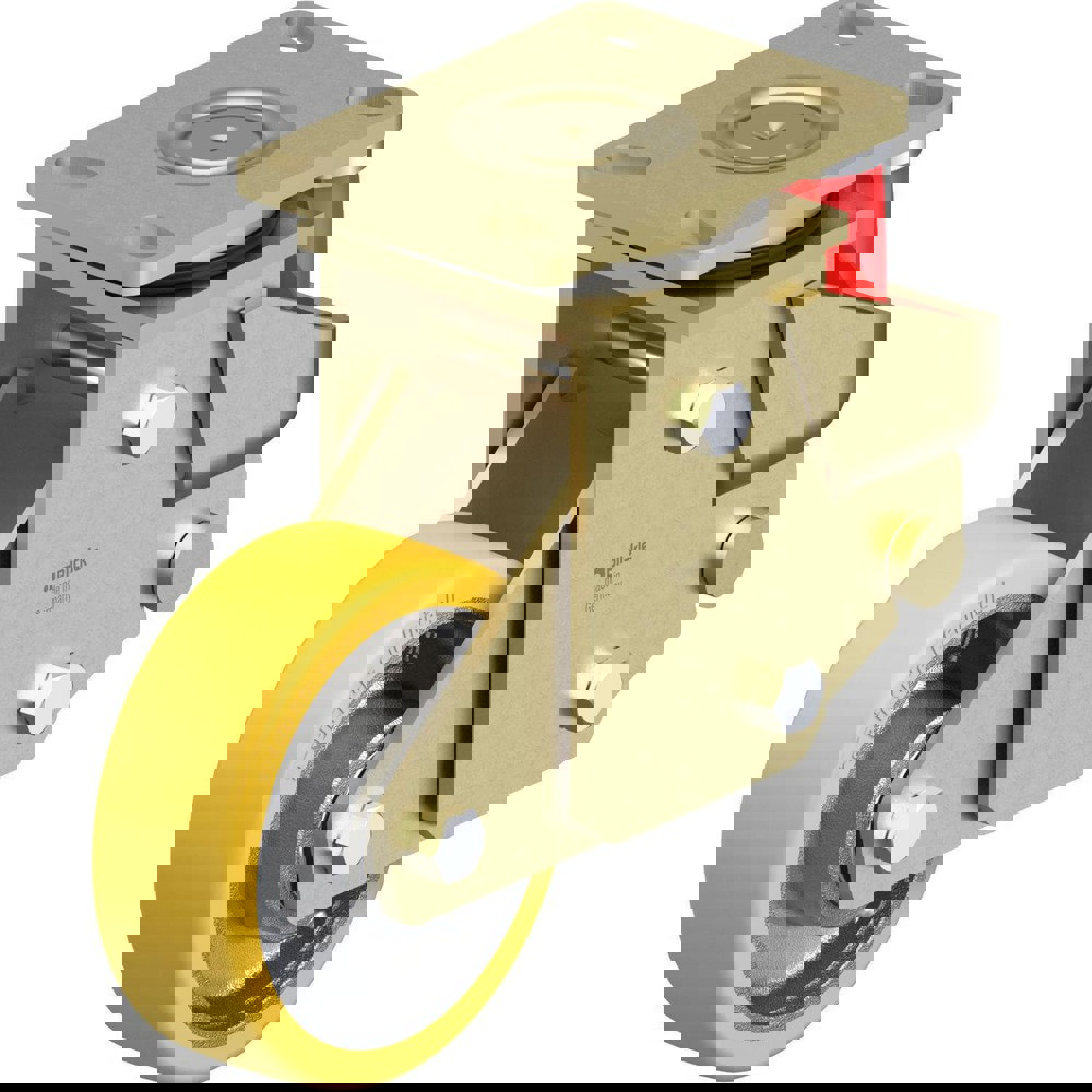 Top Plate Casters; Mount Type: Plate ; Number of Wheels: 1.000 ; Wheel Diameter (Inch): 10 ; Wheel Material: Rubber ; Wheel Width (Inch): 3-3/8 ; Wheel Color: Black