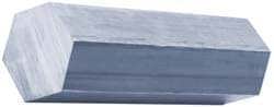 2 Inch Width Across Flats x 12 Inch Long, Aluminum Hexagon Bar